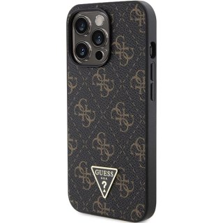 Etui Guess 4G Triangle Metal Logo na iPhone 13 Pro / iPhone 13 - czarne