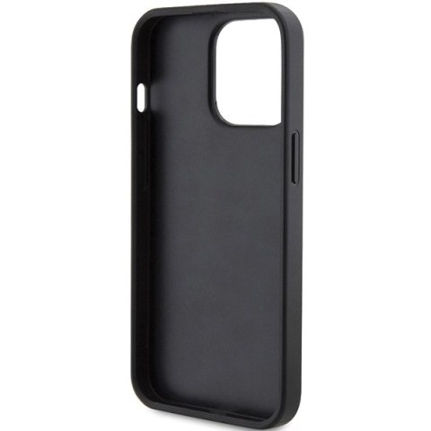 Etui Guess 4G Triangle Metal Logo na iPhone 14 Pro Max - czarne