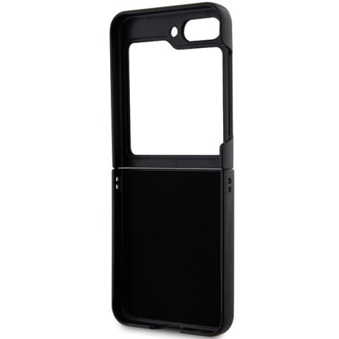 Etui Karl Lagerfeld Saffiano Monogram Choupette Pin na Samsung Galaxy Z Flip 5 - czarne Etui Karl Lagerfeld Saffiano Monogram Choupette Pin na Samsung Galaxy Z Flip 5 - czarne