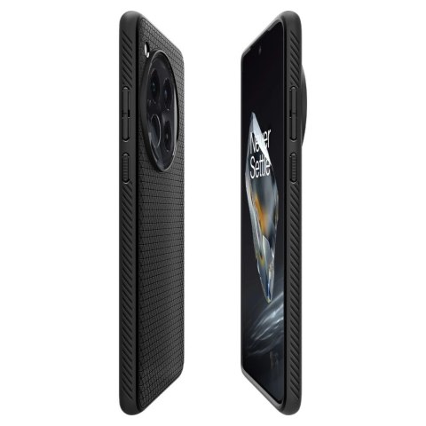 Etui Spigen Liquid Air na OnePlus 12 - czarne Etui Spigen Liquid Air na OnePlus 12 - czarne