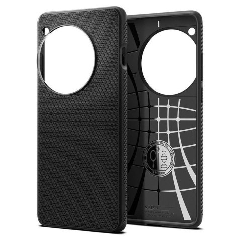 Etui Spigen Liquid Air na OnePlus 12 - czarne Etui Spigen Liquid Air na OnePlus 12 - czarne