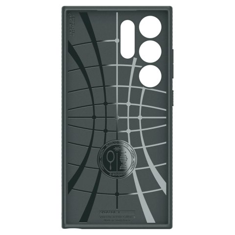 Etui Spigen Liquid Air na Samsung Galaxy S24 Ultra - ciemnozielone