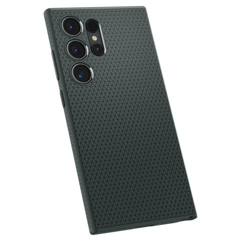 Etui Spigen Liquid Air na Samsung Galaxy S24 Ultra - ciemnozielone