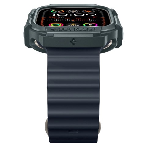 Etui Spigen Rugged Armor na Apple Watch Ultra 1 / 2 (49 mm) - ciemnozielone Etui Spigen Rugged Armor na Apple Watch Ultra 1 / 2 (49 mm) - ciemnozielone