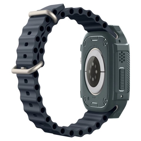 Etui Spigen Rugged Armor na Apple Watch Ultra 1 / 2 (49 mm) - ciemnozielone Etui Spigen Rugged Armor na Apple Watch Ultra 1 / 2 (49 mm) - ciemnozielone