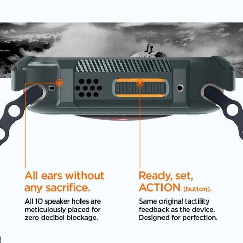 Etui Spigen Rugged Armor na Apple Watch Ultra 1 / 2 (49 mm) - ciemnozielone Etui Spigen Rugged Armor na Apple Watch Ultra 1 / 2 (49 mm) - ciemnozielone