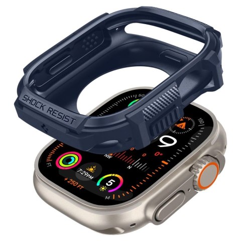 Etui Spigen Rugged Armor na Apple Watch Ultra 1 / 2 (49 mm) - granatowe Etui Spigen Rugged Armor na Apple Watch Ultra 1 / 2 (49 mm) - granatowe