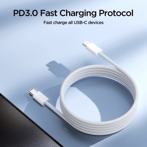Kabel Joyroom Ben Series S-A45 USB-C / USB-C 60W 1 m - biały