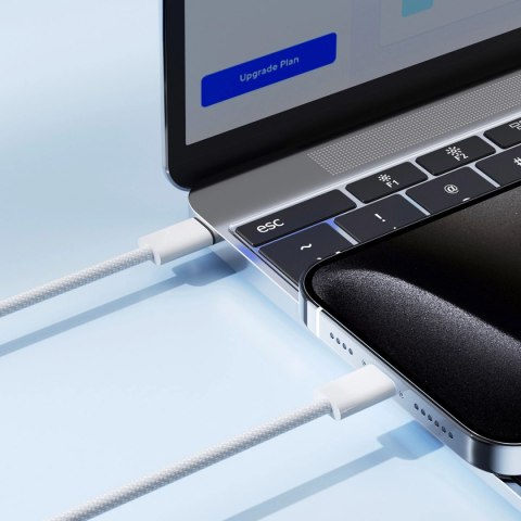 Kabel Joyroom Ben Series S-A45 USB-C / USB-C 60W 1 m - biały