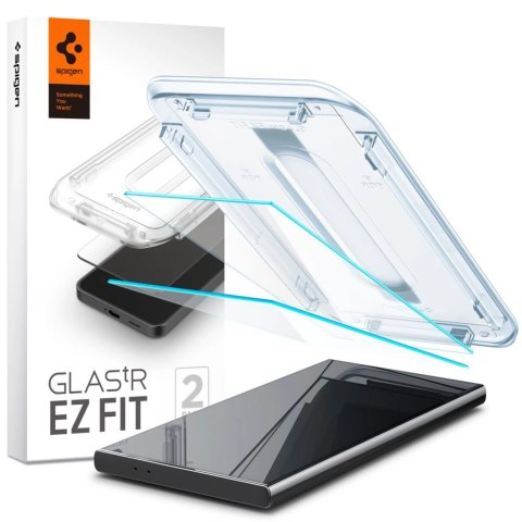 Szkło hartowane Spigen Glas.tR EZ Fit na Samsung Galaxy S24 Ultra - 2 szt. Szkło hartowane Spigen Glas.tR EZ Fit na Samsung Galaxy S24 Ultra - 2 szt.