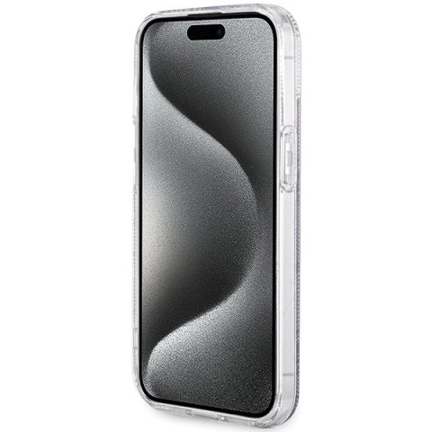 Etui Guess IML GCube MagSafe na iPhone 15 / 14 / 13 - czarne