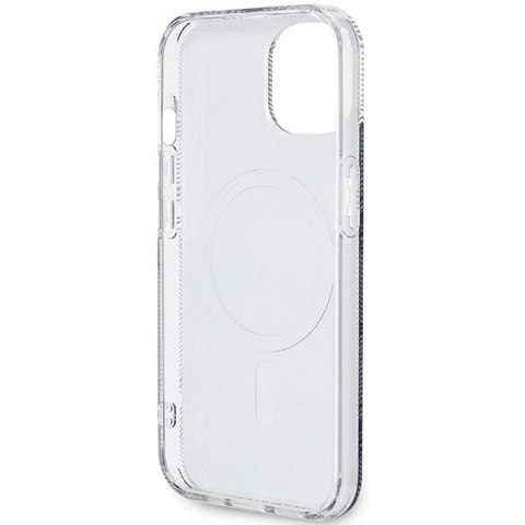 Etui Guess IML GCube MagSafe na iPhone 15 / 14 / 13 - czarne