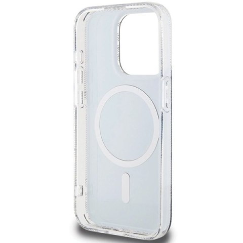 Etui Guess IML GCube MagSafe na iPhone 15 Pro - czarne