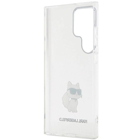 Etui Karl Lagerfeld IML Choupette na Samsung Galaxy S24 Ultra - przezroczyste