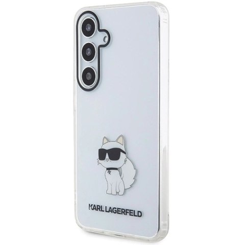 Etui Karl Lagerfeld IML Choupette na Samsung Galaxy S24+ - przezroczyste