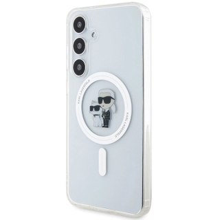 Etui Karl Lagerfeld IML Karl&Choupette MagSafe na Samsung Galaxy S24 - przezroczyste