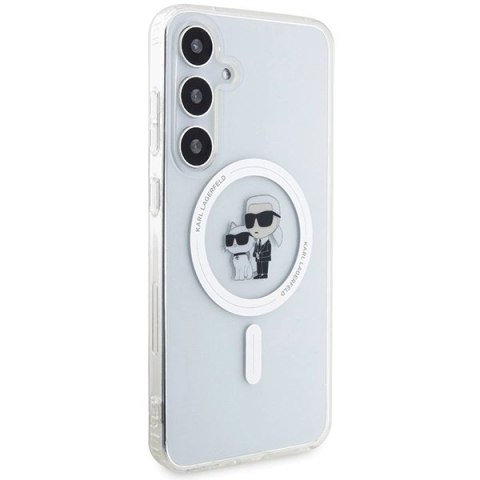 Etui Karl Lagerfeld IML Karl&Choupette MagSafe na Samsung Galaxy S24 - przezroczyste