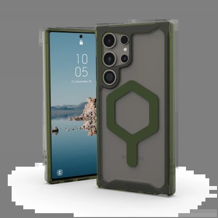 Etui UAG Plyo Pro Magnet do Samsung Galaxy S24 Ultra 5G z modułem magnetycznym - przezroczysto-zielone Etui UAG Plyo Pro Magnet do Samsung Galaxy S24 Ultra 5G z modułem magnetycznym - przezroczysto-zielone
