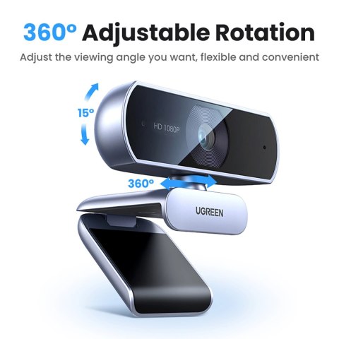 Kamera internetowa Ugreen CM678 USB HD - szara Kamera internetowa Ugreen CM678 USB HD - szara