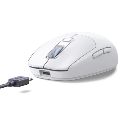 Mysz komputerowa Ugreen MU103 Bluetooth 5.0 / odbiornik USB 2.4GHz - biała Mysz komputerowa Ugreen MU103 Bluetooth 5.0 / odbiornik USB 2.4GHz - biała