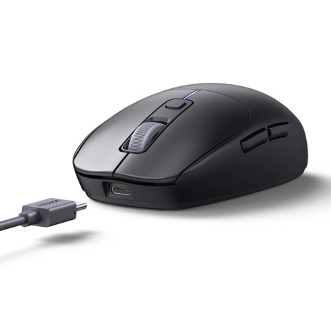 Mysz komputerowa Ugreen MU103 Bluetooth 5.0 / odbiornik USB 2.4GHz - czarna Mysz komputerowa Ugreen MU103 Bluetooth 5.0 / odbiornik USB 2.4GHz - czarna