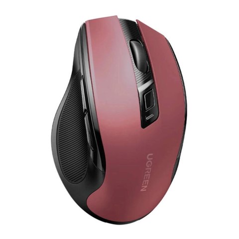 Mysz optyczna Ugreen MU006 bezprzewodowa USB 2.4GHz / Bluetooth 5.0 4000 DPI - czerwona Mysz optyczna Ugreen MU006 bezprzewodowa USB 2.4GHz / Bluetooth 5.0 4000 DPI - czerwona