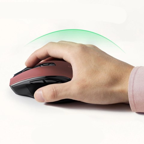 Mysz optyczna Ugreen MU006 bezprzewodowa USB 2.4GHz / Bluetooth 5.0 4000 DPI - czerwona Mysz optyczna Ugreen MU006 bezprzewodowa USB 2.4GHz / Bluetooth 5.0 4000 DPI - czerwona