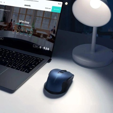 Mysz optyczna Ugreen MU006 bezprzewodowa USB 2.4GHz / Bluetooth 5.0 4000 DPI - niebieska Mysz optyczna Ugreen MU006 bezprzewodowa USB 2.4GHz / Bluetooth 5.0 4000 DPI - niebieska