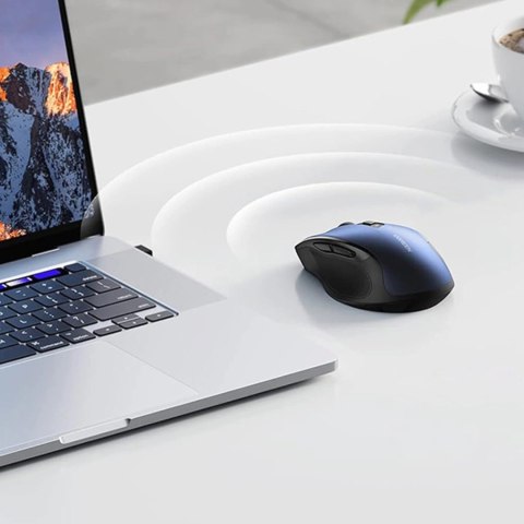 Mysz optyczna Ugreen MU006 bezprzewodowa USB 2.4GHz / Bluetooth 5.0 4000 DPI - niebieska Mysz optyczna Ugreen MU006 bezprzewodowa USB 2.4GHz / Bluetooth 5.0 4000 DPI - niebieska