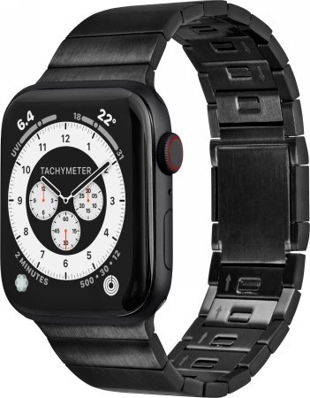 Pasek LAUT LINK 2.0 do Apple Watch 42/44/45/49 mm - czarne Pasek LAUT LINK 2.0 do Apple Watch 42/44/45/49 mm - czarne