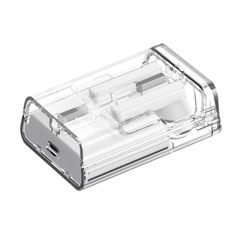 Słuchawki bezprzewodowe TWS Joyroom JR-TC1 IceLens Series ze światłami LED - białe Słuchawki bezprzewodowe TWS Joyroom JR-TC1 IceLens Series ze światłami LED - białe