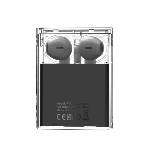 Słuchawki bezprzewodowe TWS Joyroom JR-TC1 IceLens Series ze światłami LED - czarne Słuchawki bezprzewodowe TWS Joyroom JR-TC1 IceLens Series ze światłami LED - czarne