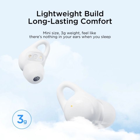 Słuchawki bezprzewodowe TWS Joyroom JR-TS2 Cozydots Series z aktywną redukcją szumów, Bluetooth 5.3 - białe Słuchawki bezprzewodowe TWS Joyroom JR-TS2 Cozydots Series z aktywną redukcją szumów, Bluetooth 5.3 - białe