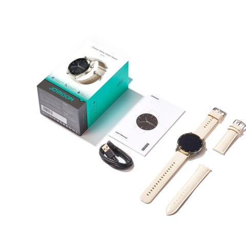 Smartwatch Joyroom Classic Series JR-FC2 z funkcją odbierania połączeń / ochroną IP68 - złoty Smartwatch Joyroom Classic Series JR-FC2 z funkcją odbierania połączeń / ochroną IP68 - złoty
