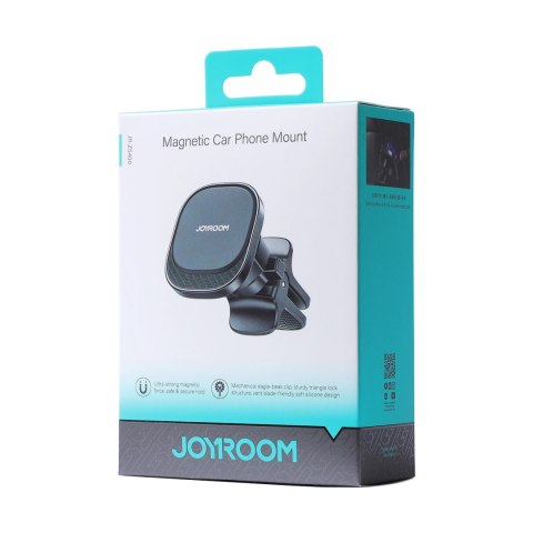 Uchwyt Joyroom JR-ZS400 do telefonu samochodowy magnetyczny na kratkę nawiewu - czarny Uchwyt Joyroom JR-ZS400 do telefonu samochodowy magnetyczny na kratkę nawiewu - czarny