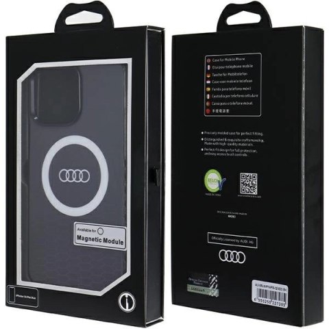 Etui Audi IML Big Logo MagSafe na iPhone 14 Pro Max - czarne Etui Audi IML Big Logo MagSafe na iPhone 14 Pro Max - czarne