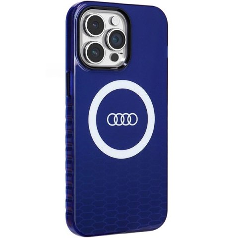 Etui Audi IML Big Logo MagSafe na iPhone 14 Pro Max - niebieskie Etui Audi IML Big Logo MagSafe na iPhone 14 Pro Max - niebieskie