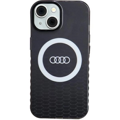 Etui Audi IML Big Logo MagSafe na iPhone 15 / 14 / 13 - czarne Etui Audi IML Big Logo MagSafe na iPhone 15 / 14 / 13 - czarne