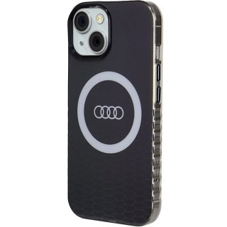 Etui Audi IML Big Logo MagSafe na iPhone 15 / 14 / 13 - czarne