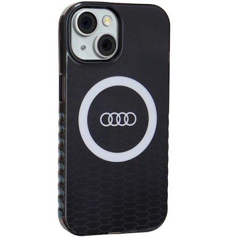 Etui Audi IML Big Logo MagSafe na iPhone 15 / 14 / 13 - czarne Etui Audi IML Big Logo MagSafe na iPhone 15 / 14 / 13 - czarne