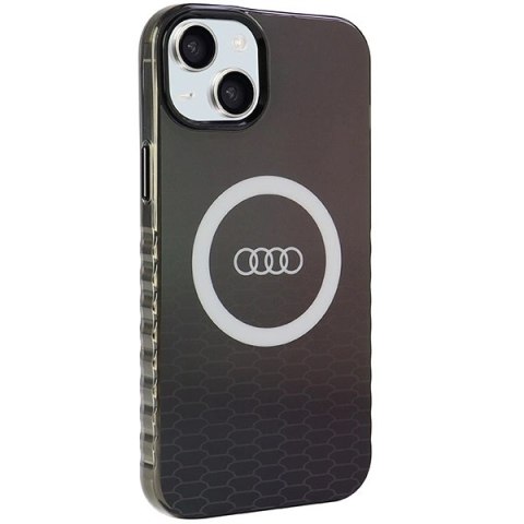 Etui Audi IML Big Logo MagSafe na iPhone 15 Plus / 14 Plus - czarne Etui Audi IML Big Logo MagSafe na iPhone 15 Plus / 14 Plus - czarne
