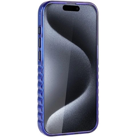 Etui Audi IML Big Logo MagSafe na iPhone 15 Pro Max - niebieskie