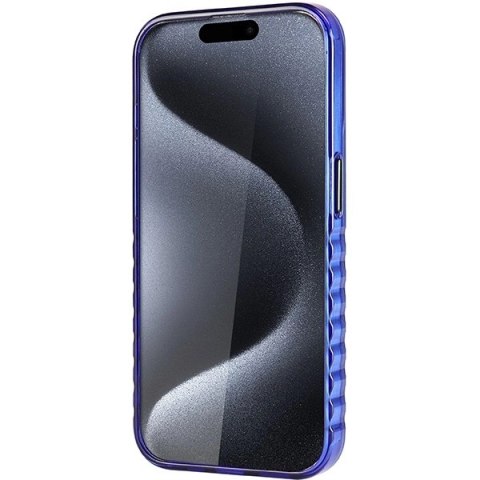 Etui Audi IML Big Logo MagSafe na iPhone 15 Pro Max - niebieskie