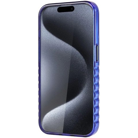Etui Audi IML Big Logo MagSafe na iPhone 15 Pro - niebieskie Etui Audi IML Big Logo MagSafe na iPhone 15 Pro - niebieskie