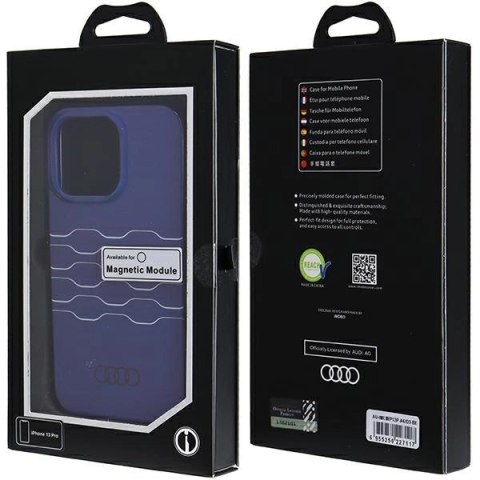 Etui Audi IML MagSafe na iPhone 13 Pro / 13 - niebieskie Etui Audi IML MagSafe na iPhone 13 Pro / 13 - niebieskie