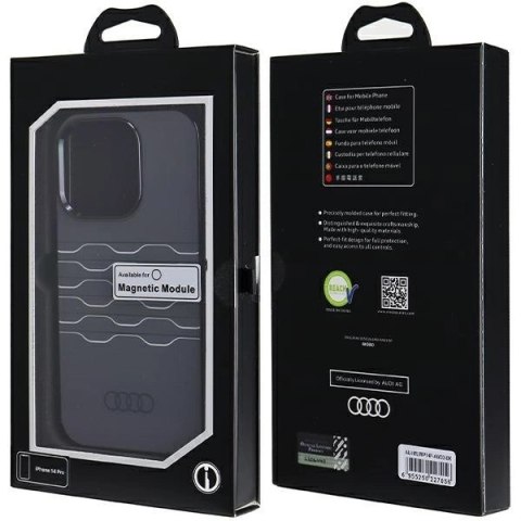 Etui Audi IML MagSafe na iPhone 14 Pro - czarne Etui Audi IML MagSafe na iPhone 14 Pro - czarne