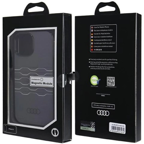 Etui Audi IML MagSafe na iPhone 15 / 14 / 13 - czarne Etui Audi IML MagSafe na iPhone 15 / 14 / 13 - czarne