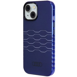Etui Audi IML MagSafe na iPhone 15 / 14 / 13 - niebieskie