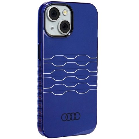 Etui Audi IML MagSafe na iPhone 15 / 14 / 13 - niebieskie Etui Audi IML MagSafe na iPhone 15 / 14 / 13 - niebieskie