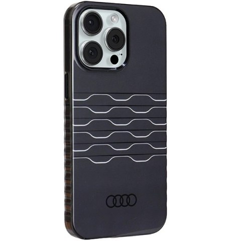 Etui Audi IML MagSafe na iPhone 15 Pro Max - czarne